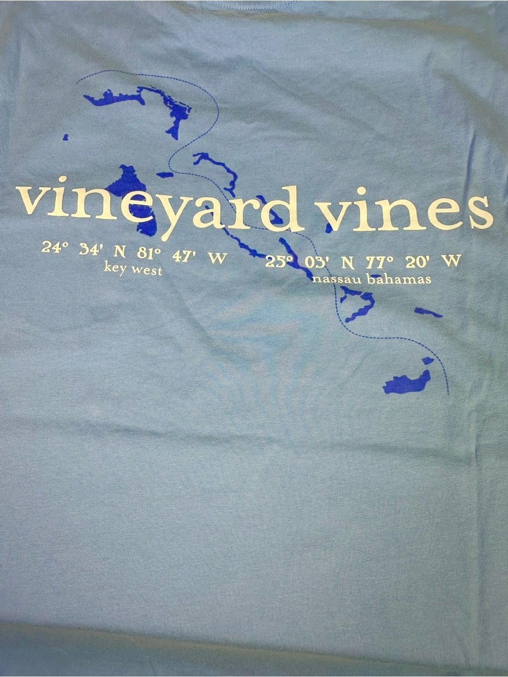 Vineyard Vines Men’s Short Sleeve Graphic Whale , Key West, Bahamas T Shirt  M - Picture 8 of 9